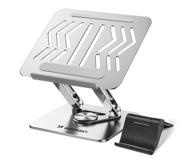 Wozinsky Podstawka pod laptopa tablet aluminiowa srebrna WRS-CPY84SS - 1487892 - zdjęcie